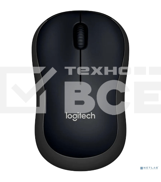 Мышь беспроводная Logitech B220 Silent черный, 1000 dpi, радиоканал, USB, кнопки - 3