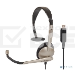 Гарнитура KOSS CS-95 USB для ПК, 32 Ом, 91 dB, чёрн/серебр, фото2