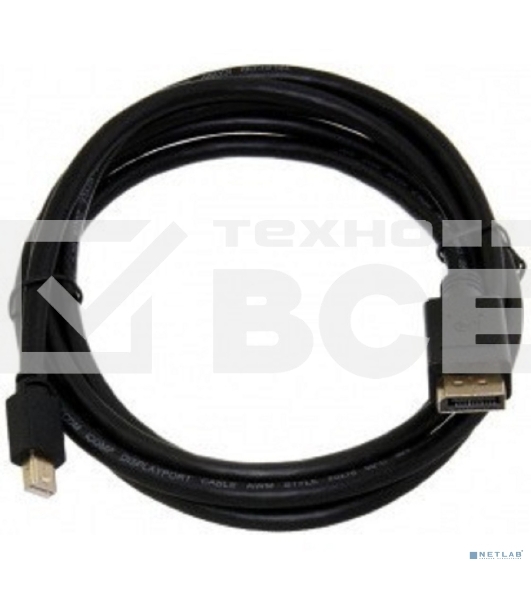 Кабель-переходник Telecom (TA682-1.8M) 4K*60Hz 1.2V Mini DisplayPort M <--> Display Port M 1,8м [6926123463314]