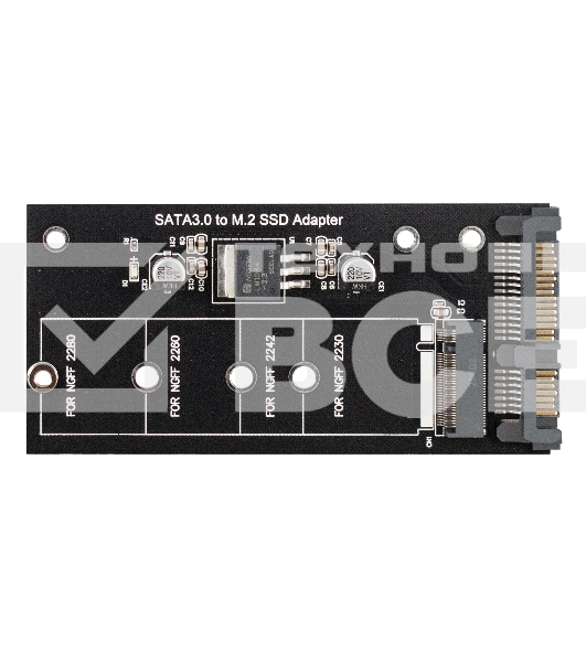 Переходник ExeGate EXE-522 (M.2 B key -> SATA3.0, для подключения SSD с разъемом M.2 NGFF к разъему SATA 6G)