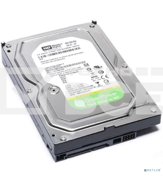Жесткий диск WD Original SATA-III 1Tb WD10EURX AV-GP (5400rpm) 64Mb 3.5