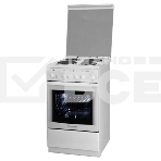 Плита электрическая De Luxe 506004.00Э (кр) белый, конфорок 4 шт, духовка 60 л, 50 см x 85 см x 60 см, фото2