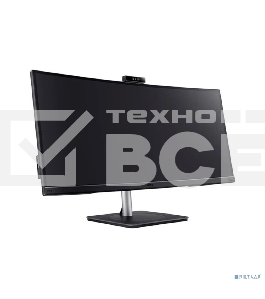 Монитор 34' Acer CB343CURDbemiiphcuzx IPS 3440x1440, 60 Гц, 4 мс, 21:9, 300 кд/м², 2xHDMI 2.0, DP, USB Type-C (90 Вт), USB Hub, HDR10, FreeSync, динамики, веб-камера 5 Мп, изогнутый экран (3800R), черный