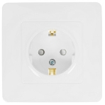 Розетка СП Blanca 16А 250В защ. шторки с заземл. бел. SchE BLNRS001111, фото2