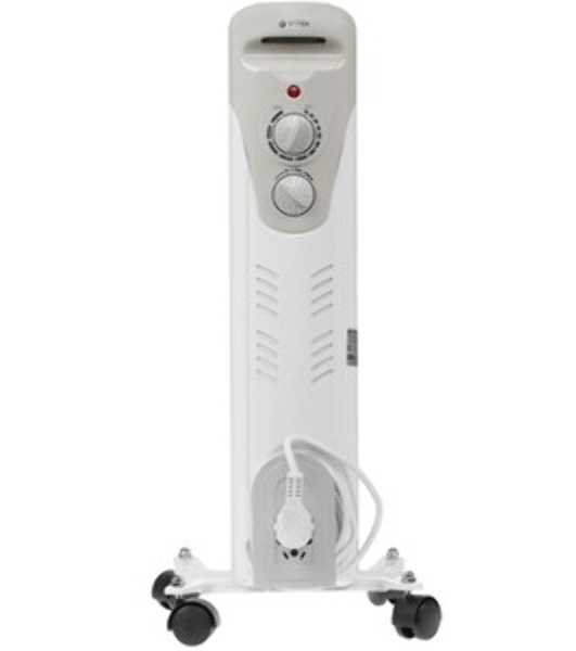Обогреватель масляный Vitek VT-1707 W (5 секций) белый, 1000 Вт, 10 м2, термостат