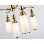 Люстра Ambrella light LH55276/5 BS/FR латунь/белый матовый E14*5 max 40W D520*1390, фото4