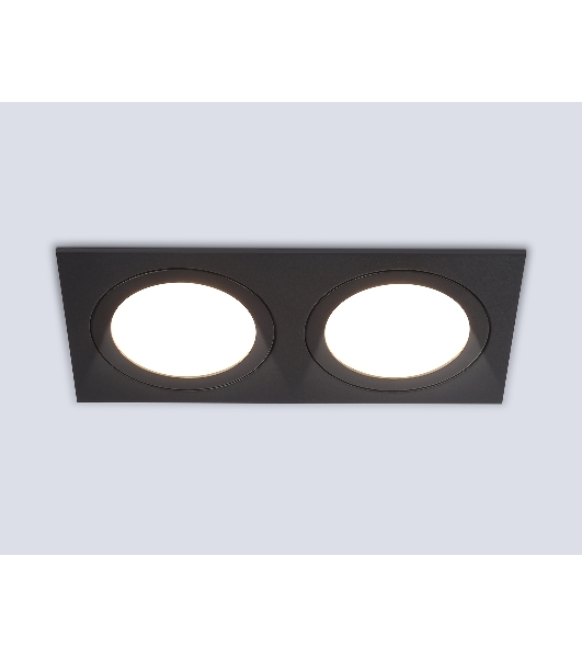 Светильник Ambrella light TN6615/2 BK черный IP44 GX53/2 max 15W 215*110*24