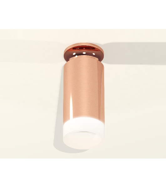 Светильник Ambrella Light XS6326082 PPG/FR золото розовое полированное/белый матовый MR16 GU5.3 (N6906, C6326, N6248)