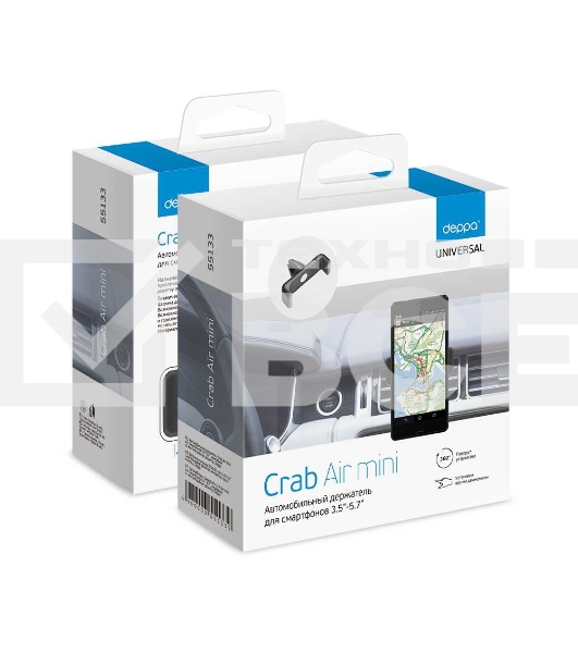 Автомобильный держатель Deppa Crab Air mini DEP-55133