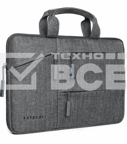 Сумка Satechi Water-Resistant Laptop Carrying Case для ноутбуков до 15' дюймов. Материал нейлон. Цвет серый.