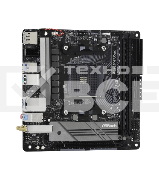 Материнская плата ASRock A520M-ITX/AC, AM4, AMD A520, 2xDDR4, 4xSATA, 1xM.2 PCIe, 1xPCIe 3.0 x16, 1xHDMI, 1xDP, 1x1Gb LAN, Wi-Fi, Bluetooth, 2xUSB-A 2.0, 3xUSB-A 3.2 Gen 1, 1xUSB-C 3.1, 3x3.5 мм, 7.1, Mini-ITX