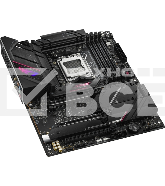 Материнская плата ASUS ROG STRIX B650E-E GAMING WIFI, AM5, AMD B650, 4xDDR5, 4xSATA, 4xM.2, 1xPCI-E 4.0 x4, 1xPCI-E 5.0 x8, 1xPCI-E 5.0 x16, 1xDP, 1xHDMI, 1x 2.5Gb LAN, 4xUSB-A 3.2 Gen 2, 6xUSB-A 3.2 Gen 2, 1xUSB-C 3.2 Gen 2, 1xUSB-C 3.2 Gen 2x2, 5x3.5 мм