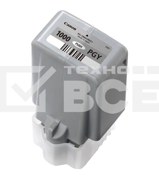 Картридж струйный Canon PFI-1000 PGY для IJ SFP PRO-1000 WFG. Фото серый. 80 мл.