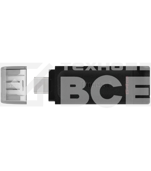 Флеш диск Kingston 64Gb DataTraveler DT70 <DT70/64GB>, USB-C 3.2 Gen 1
