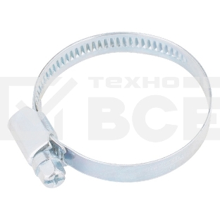 Хомуты Сибртех нержав. сталь, стандартное болтовое крепление 10-16мм, ширина 9 мм, 100 шт.