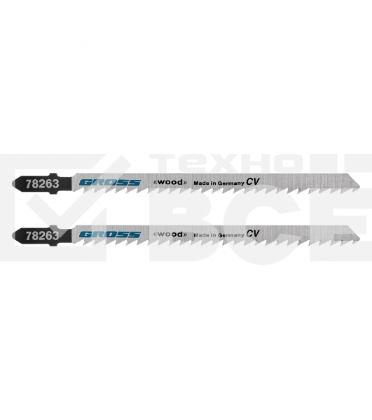 Полотна для электролобзика  по дереву, 2 шт. ( 3103L - T301DL ) Gross