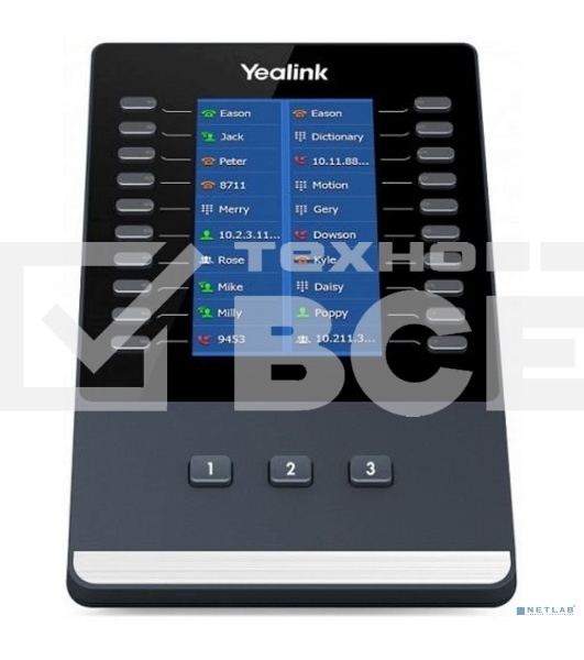 Модуль расширения YEALINK EXP43, цветной экран, для телефонов SIP-T43U, SIP-T46U, SIP-T48U, шт