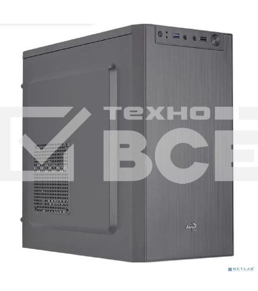 Компьютерный корпус Aerocool / Formula Cs-108-S-BK-v1 (mATX, без БП, USB3.0 x1, USB2.0 x1, 8cm black fan x1)