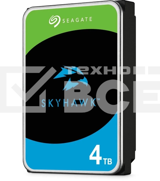 Жесткий диск Seagate SATA-III 4TB ST4000VX015 Surveillance Skyhawk (5900rpm) 256Mb 3.5