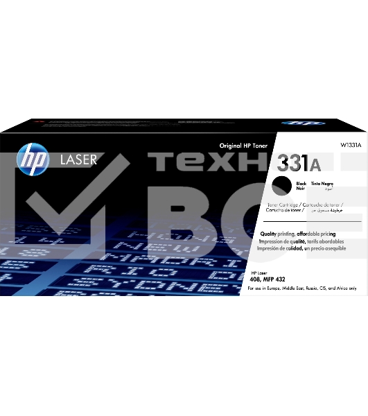 Картридж лазерный HP 331A черный для LJ M408, 5 000 стр.