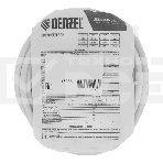 Шнур сетевой Energy Series, ПВС, 3 м, 3х1 мм, с неразборной вилкой, белый Denzel, фото 1