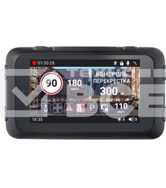 Видеорегистратор ROADGID CityGo 3 Wi-Fi AI,черный