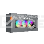 Система охлаждения PCCooler DA360 Pro ARGB Digital BK (300W, 360mm, LED temp., Black, ARGB/ Fans: 3x120mm, 75.8CFM, 33.7dBA, 2200RPM/ Pump height 57mm, 28dBA, 3000RPM, Rad thickness 27mm/ S: 1851, 1700, 1200, 20XX, 115X, AM5, AM4), фото5