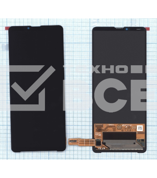 Дисплей для Sony Xperia 10 V в сборе с тачскрином черный orig lcd
