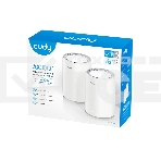 Бесшовный Mesh роутер Cudy M3000(2-PACK) AX3000 10/100/1000/2500BASE-T, белый (упак.:2шт), фото17