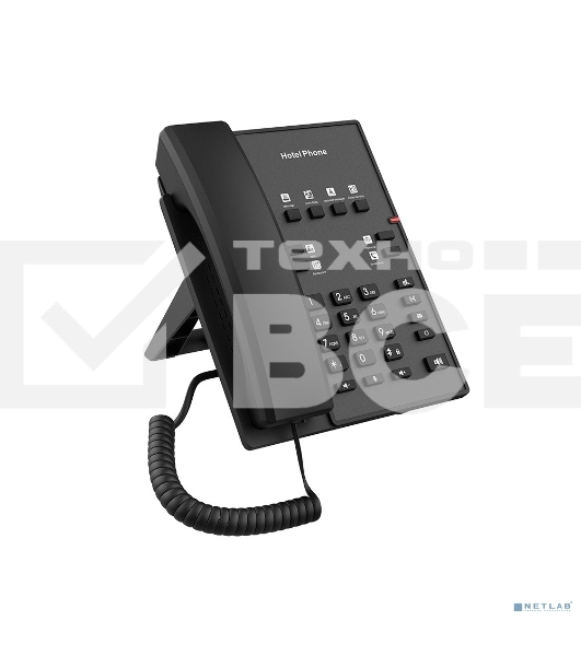 Телефон IP Fanvil H1-2 Wire черный