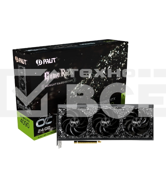 Видеокарта Palit GeForce RTX 4090 GameRock 24Gb 384bit GDDR6X