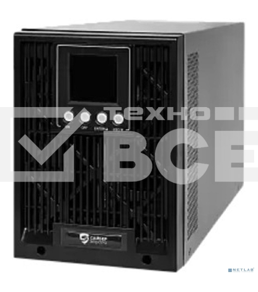 Источник бесперебойного питания Сайбер Электро ИБП ЭКСПЕРТ-II-2000 Онлайн, Напольное исполнение 2000ВА/1800Вт USB/RS-232/SNMPslot (2 EURO + 2 IEC С13) (12В/7А·ч. х 4)