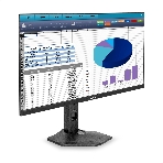 Монитор с аудио 23.8' 100 Гц ExeGate ProSmart EH2400C (IPS LED Grade A+, FHD, 1920x1080@100Гц, 16:9, 250cd/m2, 1000:1, 178°/178°, 3-5ms, audio-out, Speakers, D-Sub, HDMI, DisplayPort, кабель HDMI 1,5м, VESA, регулировка высоты (HAS), регулировка наклона (tilt), поворот экрана (swivel), поворот экрана на 90° (pivot), чёрный), фото11