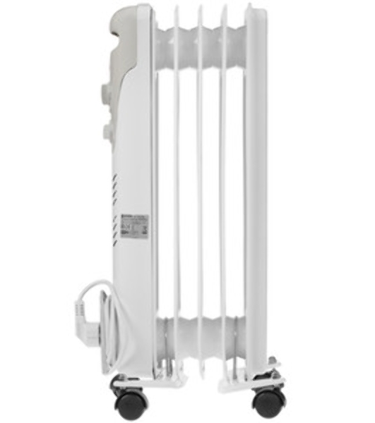 Обогреватель масляный Vitek VT-1707 W (5 секций) белый, 1000 Вт, 10 м2, термостат