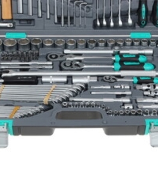 Набор инструментов Stels 141071/2'' 3/8'' 1/4'' CrV пластиковый кейс 142 предм.