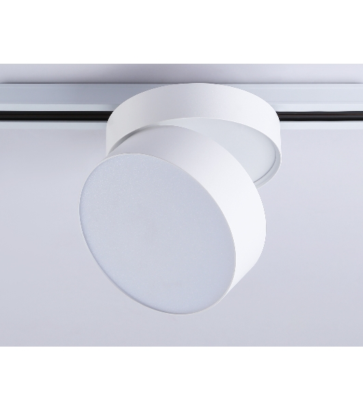 Трековый однофазный светодиодный светильник Ambrella light GL6875 WH белый LED 16W 4200K D115*90
