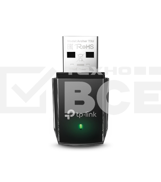 Адаптер TP-LINK Archer T3U AC1300 Мини Wi-Fi MU-MIMO USB-адаптер