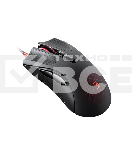 Мышь проводная A4Tech Bloody AL90 Blazing черный, 12000 dpi, USB, кнопки - 8