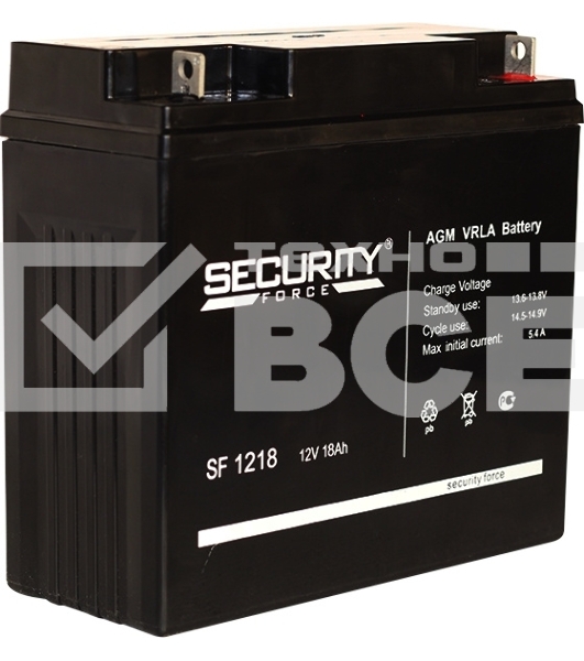 Аккумулятор Delta Security Force SF 1218