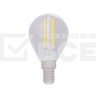 Лампа светодиодная филаментная Rexant Шарик GL45 9.5 Вт 950 Лм 2400K E14 золотистая колба