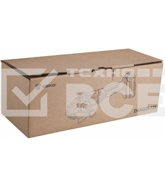 Угловая шлифовальная машина Deko DKAG20-125 8500об/мин рез.шпин.:M14 d=125мм