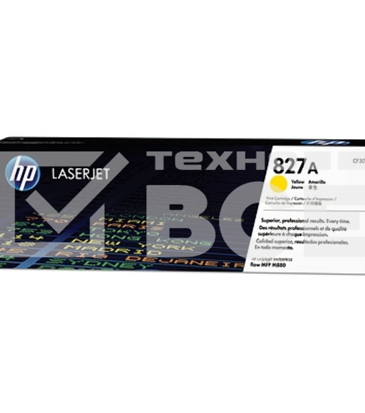Тонер Картридж HP 827A CF302A желтый для HP CLJ Ent M880