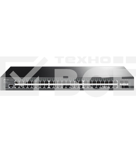 Коммутатор 48-портовый гигабитный управляемый уровня 2+ TP-Link TL-SG3452X JetStream с четырьмя слотами SFP+ 10 Гбит/с