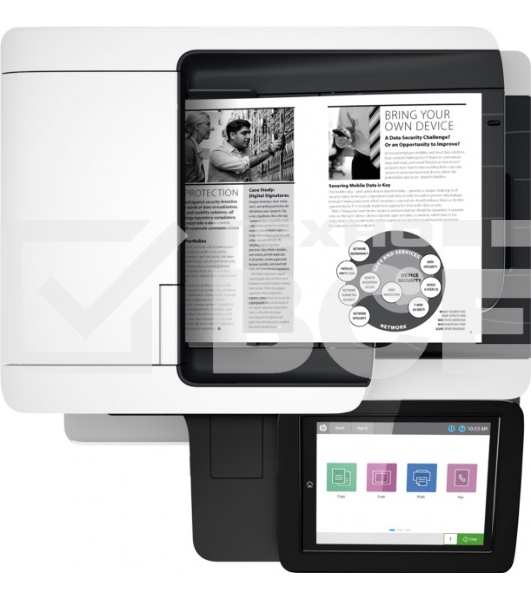 МФУ лазерный HP LaserJet Enterprise M528dn (1PV64A #B19), A4, ч/б, печ. до 43 стр/мин., скан. до 43 стр/мин. (ч/б) 38 стр/мин. (цвет), 1200 x 1200 dpi (печать) 600x600dpi (сканер), USB, RJ-45, Air Print, Mopria