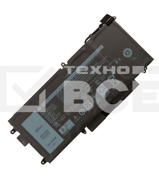 Аккумулятор для ноутбука Dell Latitude 12 5289 7.6V 7500mAh