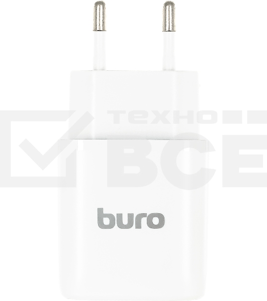 Сетевое зарядное устройство Buro BUWG1 3A QC белый