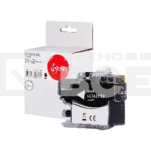 Струйный картридж Sakura LC3619Bk для Brother, черный, 68 мл., 3000 к.
