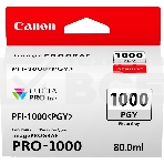 Картридж струйный Canon PFI-1000 PGY для IJ SFP PRO-1000 WFG. Фото серый. 80 мл., фото3