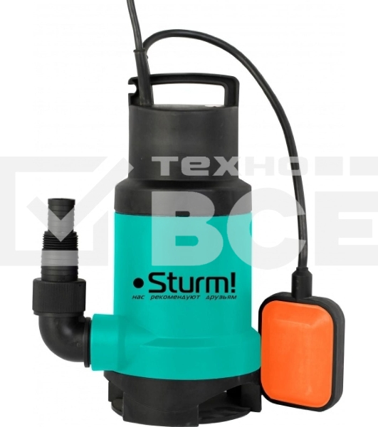 Насос дренажный Sturm! WP9775P 750Вт 13800л/час