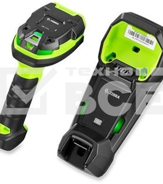 Сканер штрих-кода ручной Zebra DS3678 2D Imager (дальнобойный), беспроводной, USB, Bluetooth, зеленый/чёрный